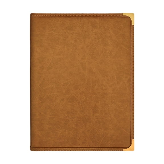 Restaurant Menu Cover Menus Holder PU Leather Large Size for Hotel Cafe Bar Upscale Dining Use