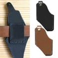 thumbnail image 3 of pitrice Phone Holster Tool Belt Phones Pouch Simple Small Size Retro PU Leather Cellphone Holder Case Accessory Carrying Holsters S, 3 of 8