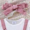 thumbnail image 4 of HCNTES Baby Girl Clothes Winter 1 3 6 9 12 18 Months Baby Girl Clothing Baby Girl Clothes Long Sleeve Romper Set Floral Outfits, 4 of 6