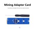 thumbnail image 2 of Adaptador NGFF a USB 3.0 M.2 NGFF M Key to USB 3.0 Adaptador femenino para PCI Express X4 Riser Bitcoin Mining JShteea Nuevo, 2 of 6
