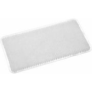 Splash Home PVC Bathtub Mat, Non-Slip W/ 58 Suction Cups 15x25 - Clear