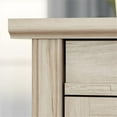 thumbnail image 6 of Pemberly Row Engineered Wood L-Shaped Desk in Chalk Oak Finish, 6 of 13