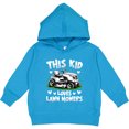 thumbnail image 2 of Inktastic This Kid Loves Lawn Mowers Toddler Hoodie, 2 of 4