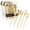 Gold, variant on PLASTICPRO 40pc Disposable Gold Plastic Silverware Set with Spoons, Knives, Forks, and Teaspoons, Service for 8