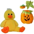 thumbnail image 4 of Yellow Duck Stuffed Animal with Spooky Pumpkin Outfit & Treat Bag – 16" Halloween Plush Toy, Soft & Fun, for Trick-or-Treating & Seasonal Decor, 4 of 7