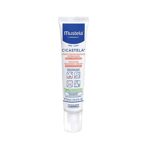 Mustela Cicastela® Moisture Recovery Cream, 1.35 fl oz (40 ml)