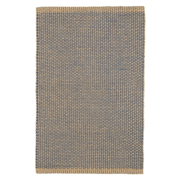 Dash & Albert Donnie Handwoven Jute Rug, 3' x 5', Navy