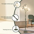 thumbnail image 2 of Art Deco Flower Floor Lamp, Flexible Arm DIY Shape, 3-Color Temperature LED, Matte Metal & Plastic, Adjustable Lighting for Bedroom, Living Room, Study, Hotel Decor, Button Control, 2 of 11