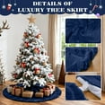 thumbnail image 5 of Sanmadrola Christmas Tree Skirt Blue Skirts Christmas Decorations Indoor Xmas Ornaments Holiday Decor for Party, 36in, 5 of 8