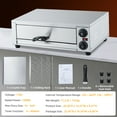thumbnail image 6 of BENESKY Countertop Electric Pizza Oven Stainless Steel Pizza Baker for Kitchen Commercial Use, Snack Oven, 16 inch, 6 of 7