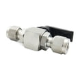 thumbnail image 4 of Ball Valve 1/8 1/4 3/8 1/2 3/4 Stainless Steel Ball Valve Tube Connection / Female Thread For Oil,Air,Water,Corrosive Medium ,Easy to Operate, 4 of 5