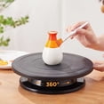 thumbnail image 5 of GXXGREAT Black Decorating Turntable Versatile Rotating Disk For Ceramic Clay Spray Painting Art Projects & Cake, 5 of 7