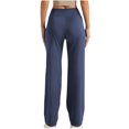 thumbnail image 4 of High Waisted Sweatpants for Women 2024 Fall Wide Leg Yoga Pants Drawstring Loose Lounge Athletic Trousers, 4 of 6