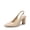 NUDE, variant on Womens Slingback High Chunky Heels Pumps High Block Heels Pointed Toe Closed Toe Comfortable Dress Shoes for Work Office Business