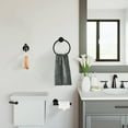 thumbnail image 2 of 3 - Piece Bathroom Hardware Accessories Set Wall Mounted, 2 of 9