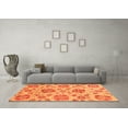 thumbnail image 3 of Ahgly Company Indoor Rectangle Abstract Orange Modern Area Rugs, 3' x 5', 3 of 4