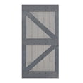 thumbnail image 2 of K Style 42 in. x 84 in. French Gray/Dark Gray Finished DIY Solid Wood Sliding Barn Door Slab, 2 of 4