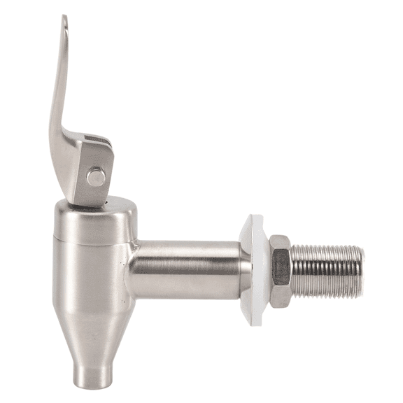 Beverage Dispenser Replacement Spigot,Stainless Steel Polished Finished, Water Faucet, Fits and Other Filter Systems As Well