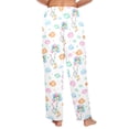 thumbnail image 3 of Ladies Sleeping Pajama Pants - Easter Bunny Balloons - Women's Pajama Trousers - L, 3 of 5