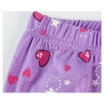 thumbnail image 6 of FEDPOP Toddler Girls Pajamas Sets Purple Unicorn 100% Cotton Long Sleeve Sleepwear Size 3T, 6 of 8