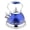 Blue, variant on HausRoland Stainless Steel Whistling Kettle 3.7 Qt (3.5 L) Stovetop Kettle with Ergonomic Handle Tea Kettle for Stove Top, Blue
