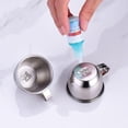 thumbnail image 4 of ABPETE Small Stainless Steel Tea Set with 330ml Teapot, 4 Cups & Tray, Children's Tea Set, Complete Set of Drop Resistant Stainless Steel Tea Set, 4 of 8