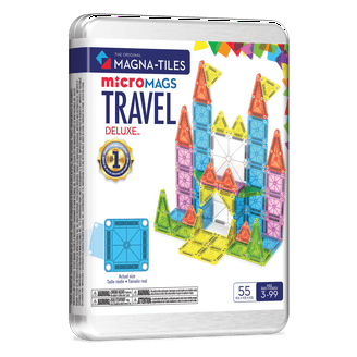 Magnetic Building Blocks 182 Piece plus 13 Bonus Click Ins