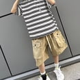thumbnail image 5 of UACY Cargo Shorts Boys Y2K Baggy Knee Length Athletic with Pockets Hiking Waterproof Black Pants Summer Outfits ﻿, 5 of 7