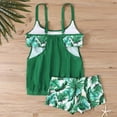 thumbnail image 4 of HAOTAGS Women's Modest High-Waist Bikini Set, Summer Swimwear FullCoverage PlusSize Beach, 4 of 6