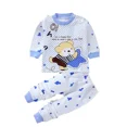 thumbnail image 5 of Nueva ropa para niños, conjunto de ropa interior de estilo primavera y otoño, ropa de hogar para bebés, ropa de dormir informal, Material suave y cómodo, 5 of 5