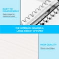 thumbnail image 2 of Cuaderno De Tapa Blanda Cuadernos Espirales Funcionales Bloc De Notas De Notas Esmeriladas Cuaderno De Notas De Doble Cara Cuaderno De Estudiante Firme Para Estudiantes Niños Interior Kearding EL014047-03, 2 of 6