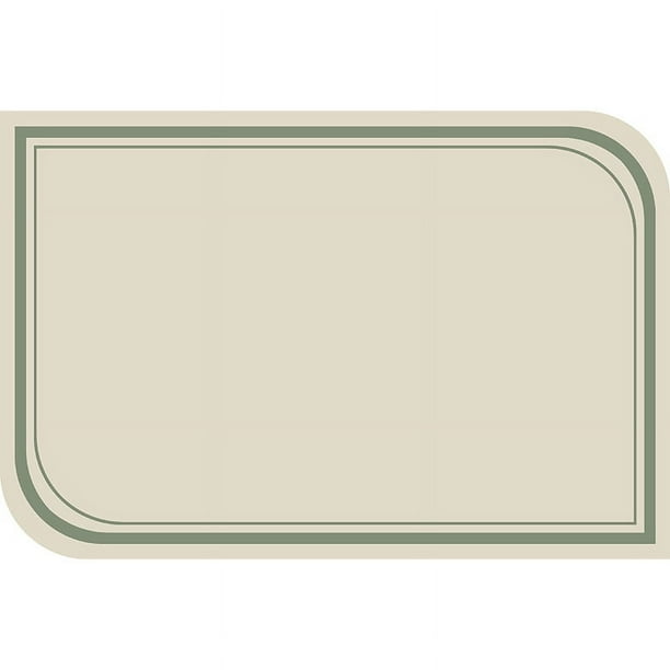 Xiao Hua Alfombra de baño, antideslizante, de felpa y pelo largo, lavable a máquina, ideal para suelo, bañera y ducha, color verde caqui, 40,6 x 60,9 cm