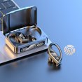 thumbnail image 3 of Gwong Electrónica Q8 Wireless Auriculares Ear Hook LED Pantalla digital IPX6 Impermeable Bluetooth Compatible con Bluetooth 5.2 Earbudos estéreo deportivos para Negocios, 3 of 6