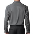 thumbnail image 2 of DEMEANOR Long Sleeve Stretch Dress Shirt for Men Solid Button Down Shirt Slim Fit, 2 of 6