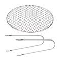 thumbnail image 1 of Rack de Enfriamiento Redondo Uxcell, 24cm / 9.45 Pulgadas de Acero Inoxidable, Rack de Cocción de Alambre Cruzado para Hornear con Mangos de Elevación, Parrilla de Malla para BBQ y Cocción al Vapor, 1 of 7