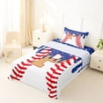thumbnail image 5 of Erosebridal Boys Ball Games Twin Sheet Sets,Ice Cream Baseball P Alphabet Bedding For Kids Teens 3pcs, 5 of 6
