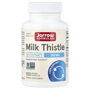Jarrow Formulas Milk Thistle, Promotes Liver Health, 150 mg Caps, 100 Veggie Capsules