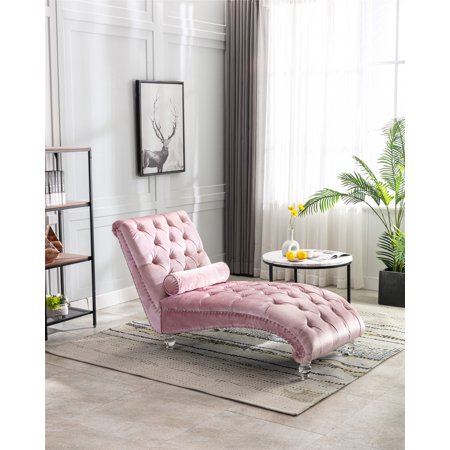 Oaks Aura Leisure concubine sofa with acrylic feet