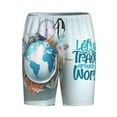 thumbnail image 4 of Fotbe Let's go Travel Pajama Shorts for Men, Men's Pajama Bottoms, Sleepwear,Short Pajama Pants-3X-Large, 4 of 9