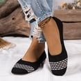 thumbnail image 4 of Willtoo Women's Casual Flat Shoes Breathable Knit Slip On Comfortable Ballet for Daily Wear Spring Summer, 4 of 7
