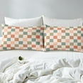 thumbnail image 4 of Erosebridal Check Plaid Sheet Set Twin, Geometric Bedding Sets Twin Size, Farmhouse Gingham Decor 3 Pieces, 4 of 7