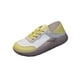 thumbnail image 5 of Zapatos casuales de mujer, zapatillas de deporte de cuero de moda, zapatos antideslizantes para caminar, zapatos de tenis de fondo grueso, sin Amarillo Salvador  Zapatillas de mujer con plataforma, 5 of 10