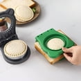 thumbnail image 4 of Noothes Cake Mould，Cake Sandwich Cutter And Sealer Set Stainless Baking Tool Circular Sandwich Cutting Cake Sandwich Pocket Bread Use For Breakfast Sandwich Maker Lunchbox B, 4 of 8