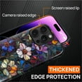 thumbnail image 4 of FKBRCL4U for iPhone 14 Pro Max Compatible with Magsafe Case Dark Stained Glass Art Colorful Flowers Leaves Pattern for Girl Boy Full Body Magnetic Design Soft Silicone Protection, 4 of 7