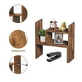 thumbnail image 2 of TY ARTS & CULTURE - Expandable Wood Desktop Storage Organizer Multipurpose Desk Bookshelf Display Shelf Rack Counter Top Bookcase for Office Home | N, 2 of 7