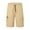 Beige, variant on Men's Cargo Shorts Cotton Relaxed Fit Camouflage Camo Cargo Short(CE1,XL)
