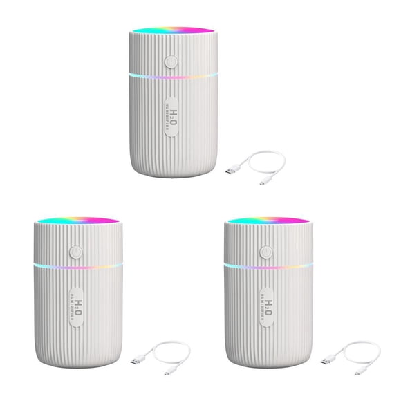 Mini Humidificador de aire portátil Wosthever 220ML con luz nocturna difusor recargable por USB