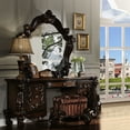 thumbnail image 3 of 19 - inch Tall Brown Stool - Fully Padded Softness - Bedroom Vanity Place - Reliable Support, 3 of 3