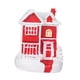 thumbnail image 2 of Mini casa de nieve navideña, decoración de resina, estatua, centro de mesa, casa de invierno 8x6x5 cm, 2 of 9