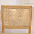 thumbnail image 6 of Dining Chairs Set of 2, Modern Farmhouse Dining Chair with Cane Back, LEGAHOME Upholstered Kitchen Chair, Wood Side Chair for Kitchen Dining Room, Olive Green, 6 of 11